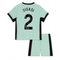 Chelsea Axel Disasi #2 Tredje trøje Børn 2023-24 Kortærmet (+ Korte bukser)